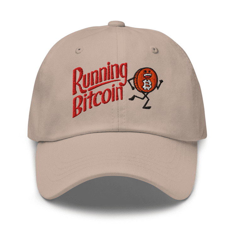One style Running Bitcoin - Dad hat