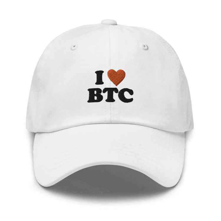 One style I Heart BTC - Dad hat