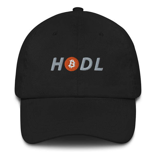 Black HODL - Dad hat