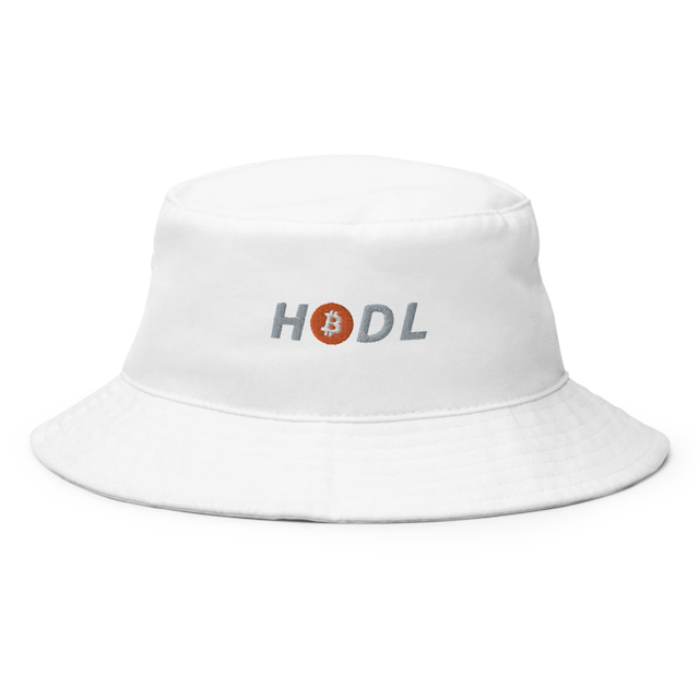 White HODL - Bucket Hat