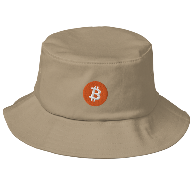 Khaki Classic Bitcoin B - Bucket Hat